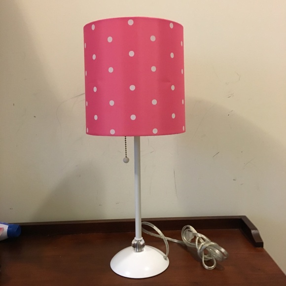 Other - 3 for $20 Sale: Pink Polka Dot Lamp